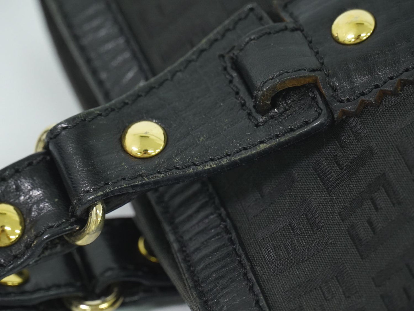 FENDI ズッキーノ トートバッグ ブラック 8BH161