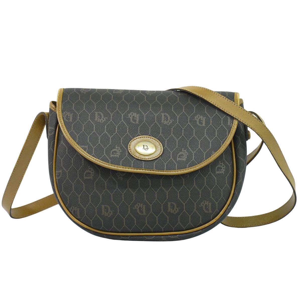 Christian Dior ショルダーバッグ ブラック ブラウン