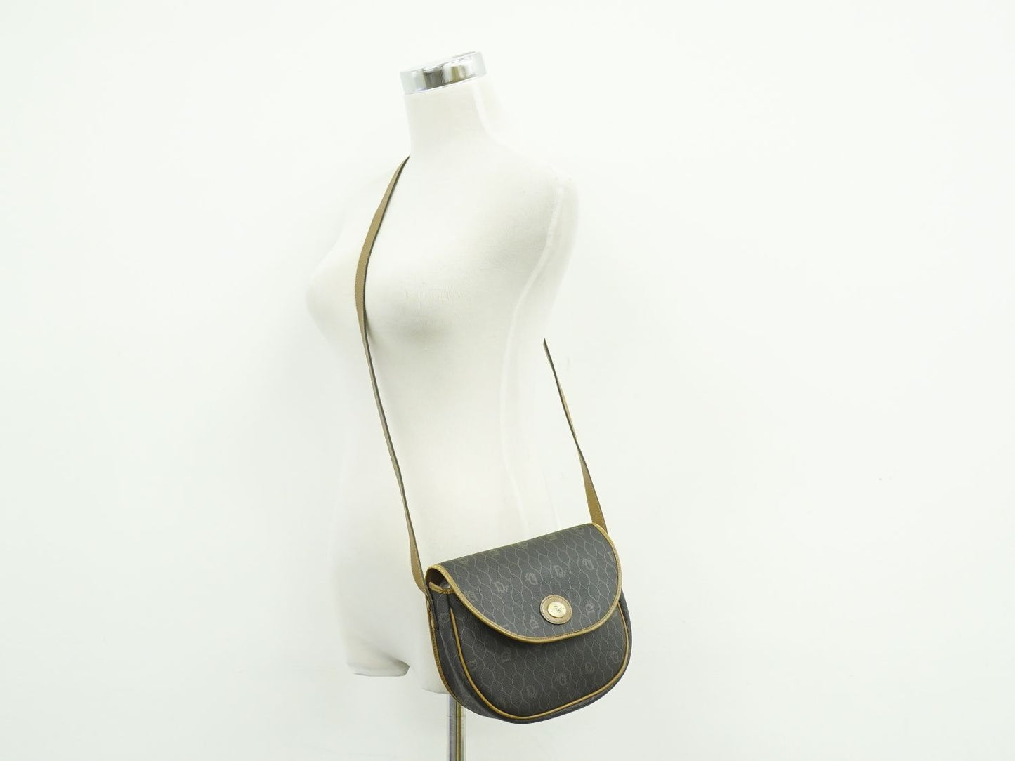 Christian Dior ショルダーバッグ ブラック ブラウン