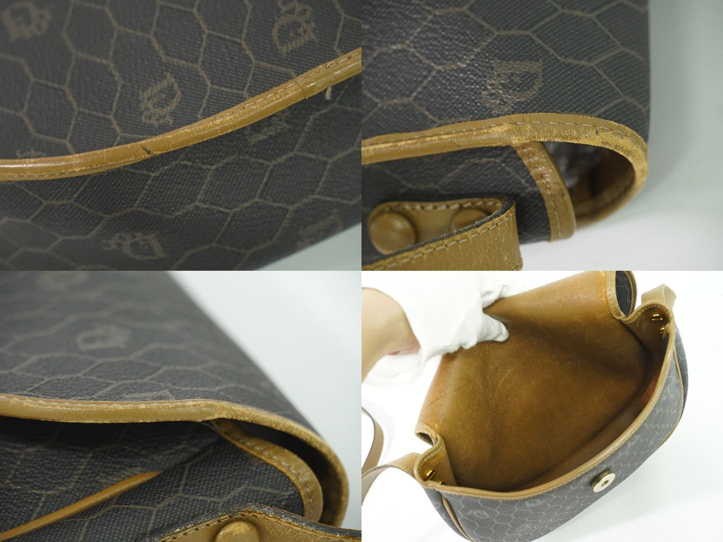 Christian Dior ショルダーバッグ ブラック ブラウン
