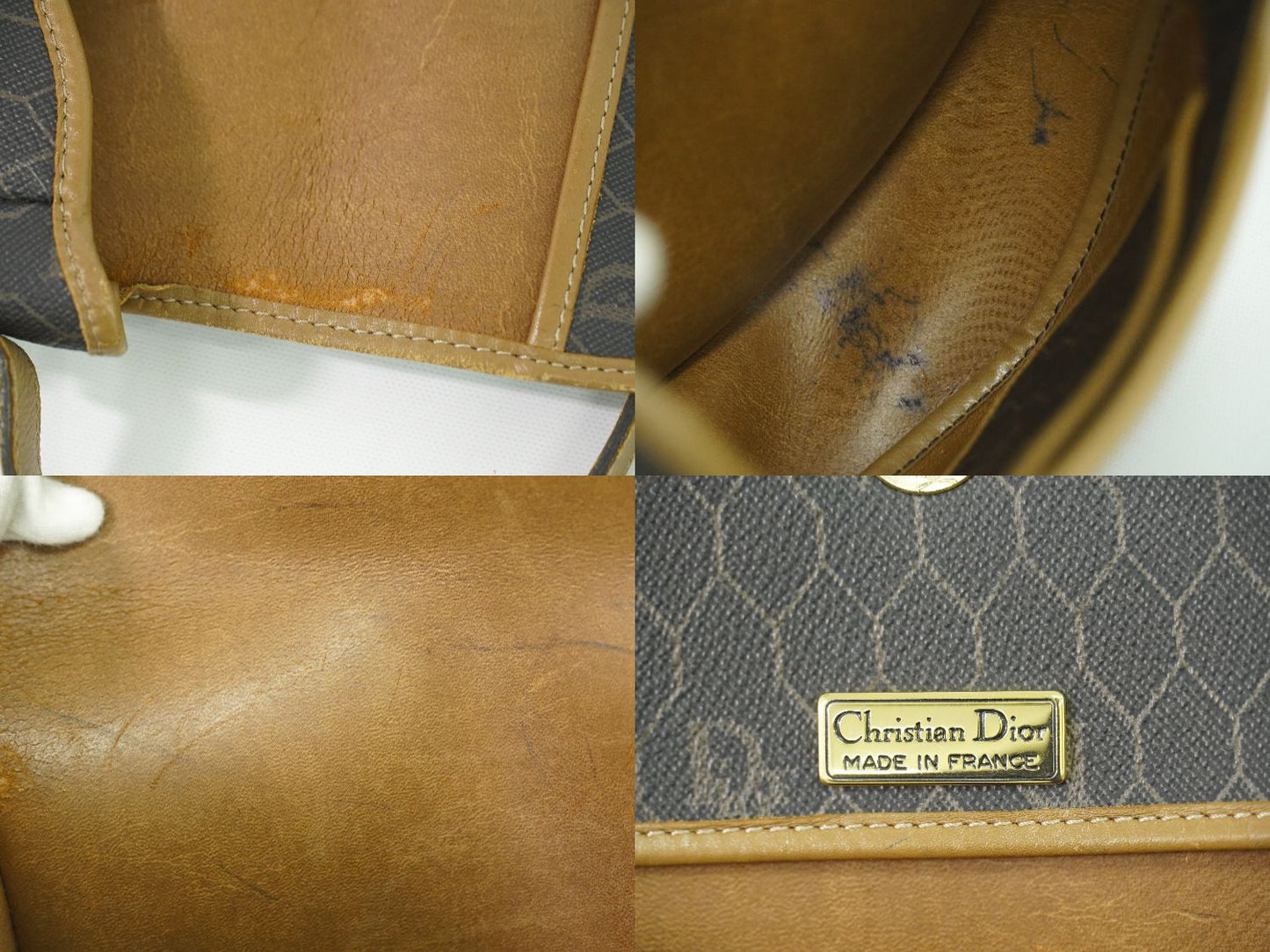 Christian Dior ショルダーバッグ ブラック ブラウン