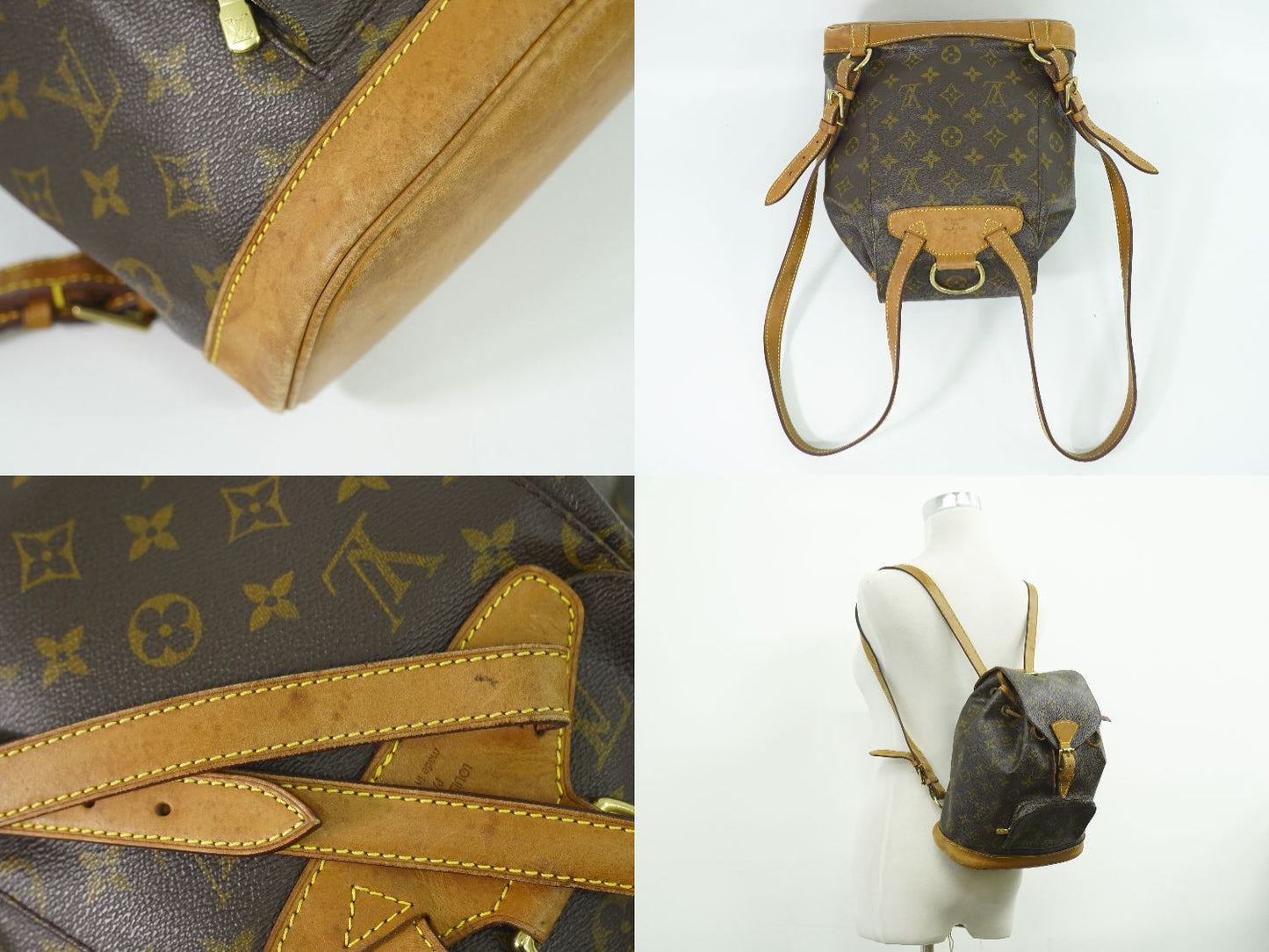 LOUIS VUITTON モンスリ MM リュックサック モノグラム M51136