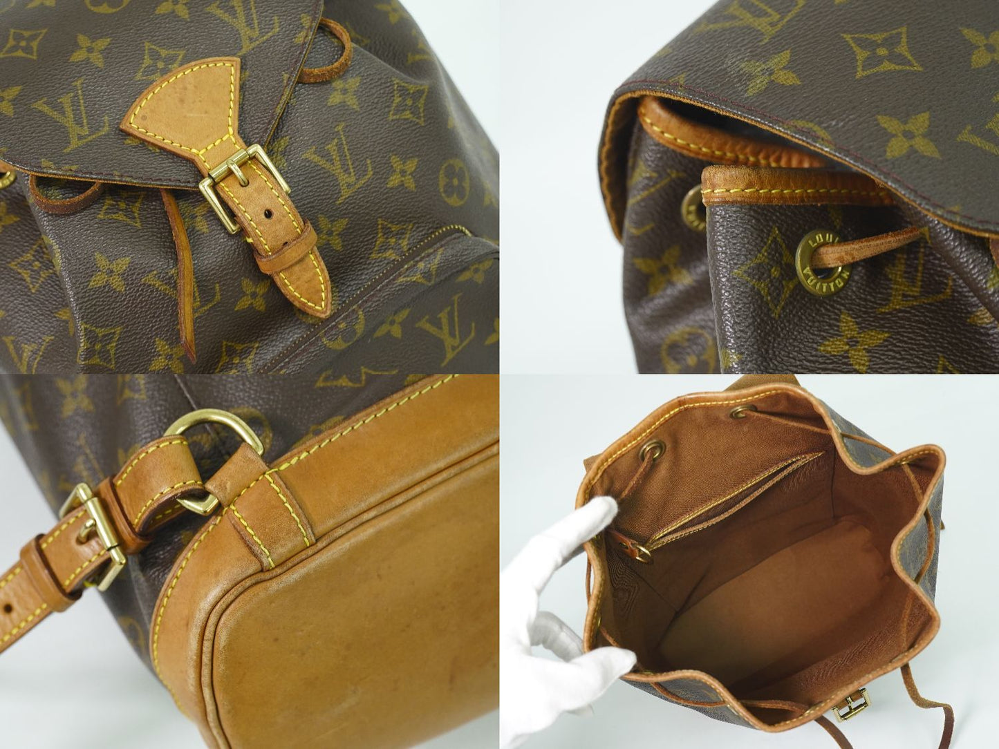 LOUIS VUITTON モンスリ MM リュックサック モノグラム M51136