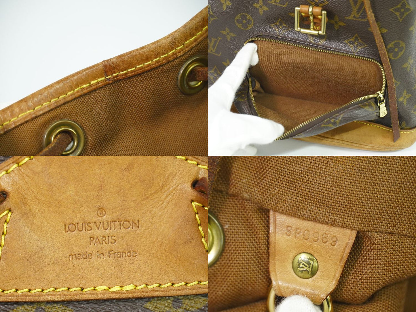 LOUIS VUITTON モンスリ MM リュックサック モノグラム M51136