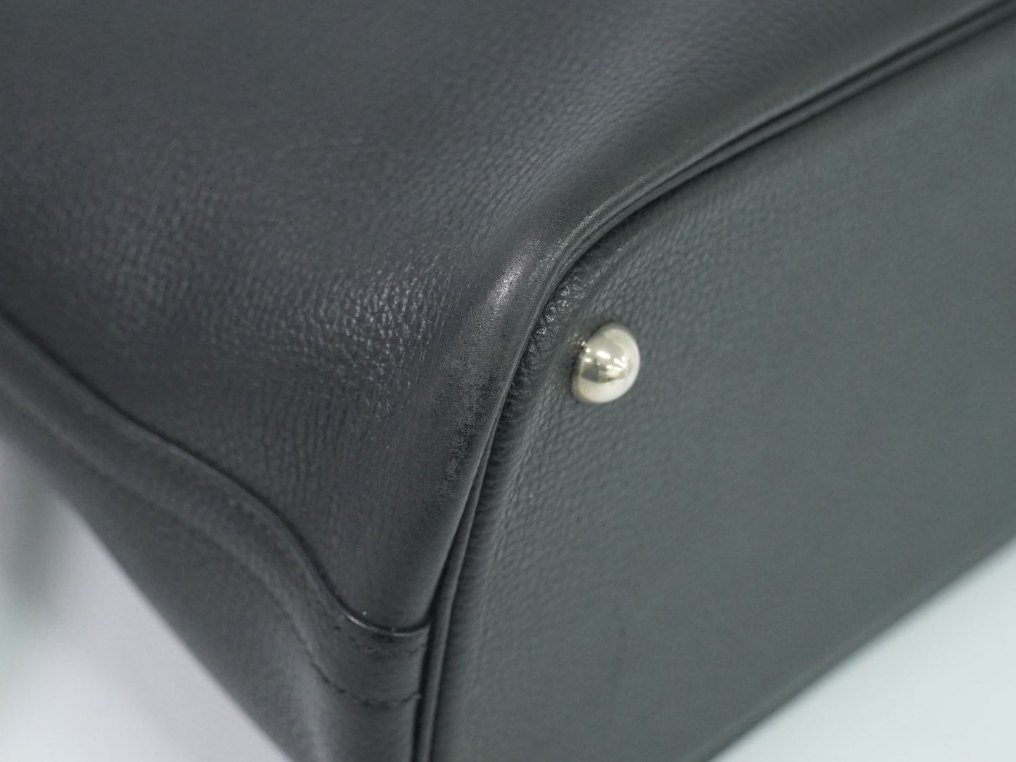 HERMES ボリード 35 2WAY ショルダーバッグ □J刻 ブラック