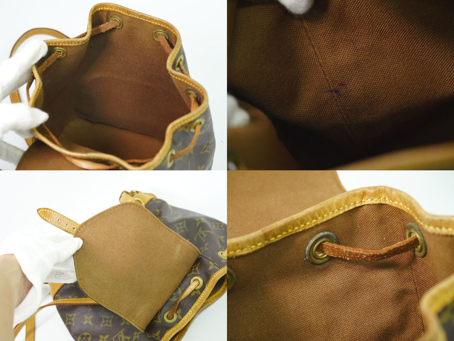 LOUIS VUITTON ミニ モンスリ モノグラム リュックサック M51137
