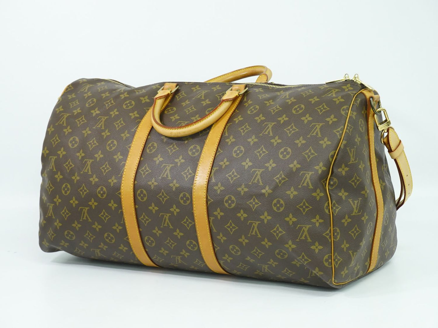 LOUIS VUITTON キーポルバンドリエール 55 モノグラム 2WAY ボストンバッグ M41414