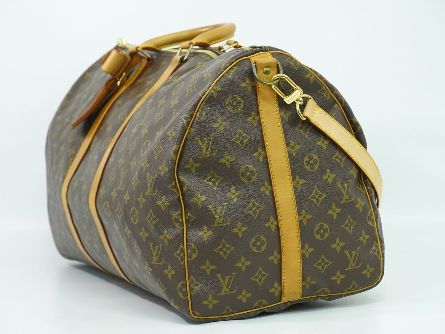 LOUIS VUITTON キーポルバンドリエール 55 モノグラム 2WAY ボストンバッグ M41414