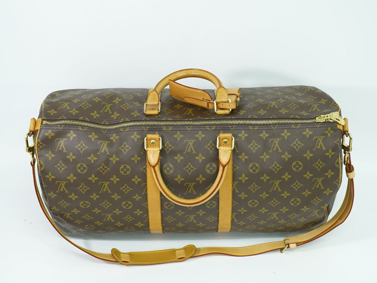 LOUIS VUITTON キーポルバンドリエール 55 モノグラム 2WAY ボストンバッグ M41414
