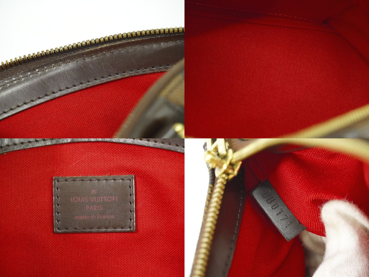 LOUIS VUITTON ヴェローナ PM ダミエ エベヌ トートバッグ N41117