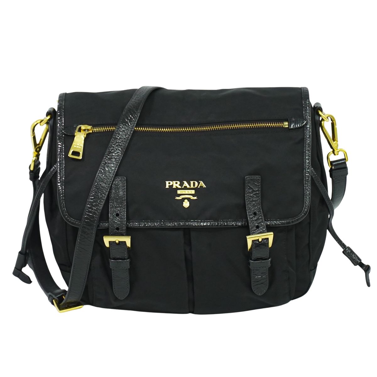 PRADA ナイロン ショルダーバッグ ブラック