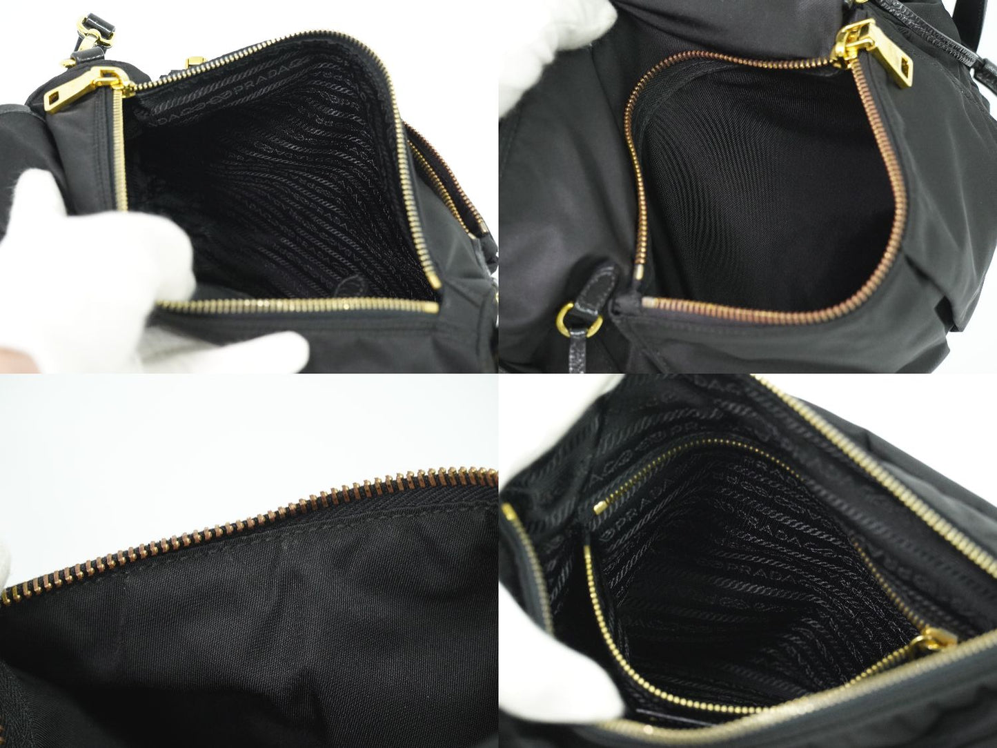 PRADA ナイロン ショルダーバッグ ブラック