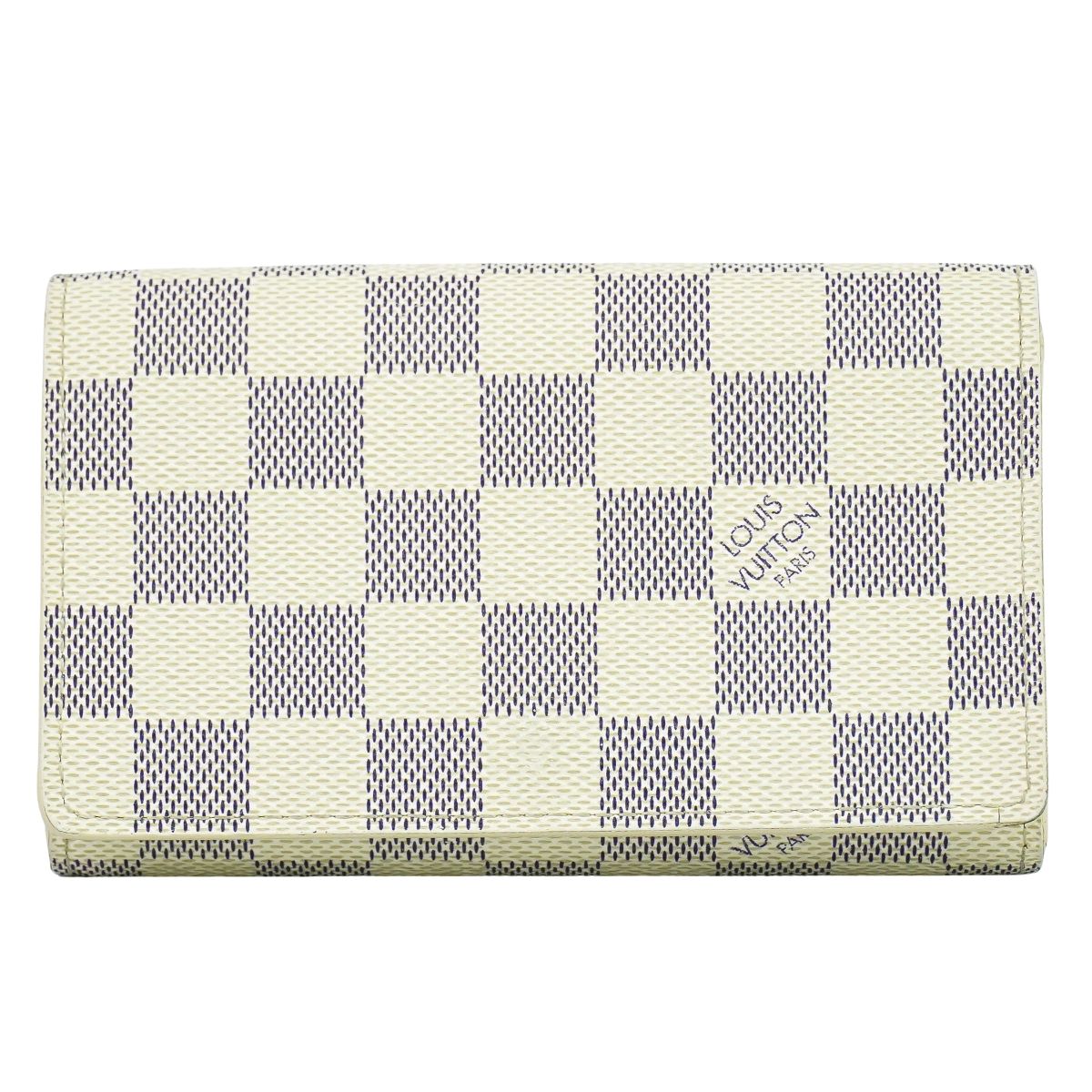 LOUIS VUITTON ポルトフォイユ トレゾール ダミエ アズール 折財布 N61744