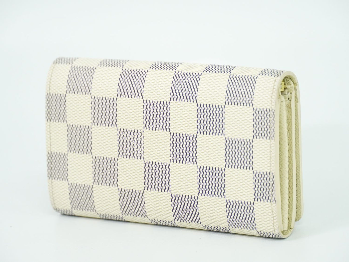 LOUIS VUITTON ポルトフォイユ トレゾール ダミエ アズール 折財布 N61744