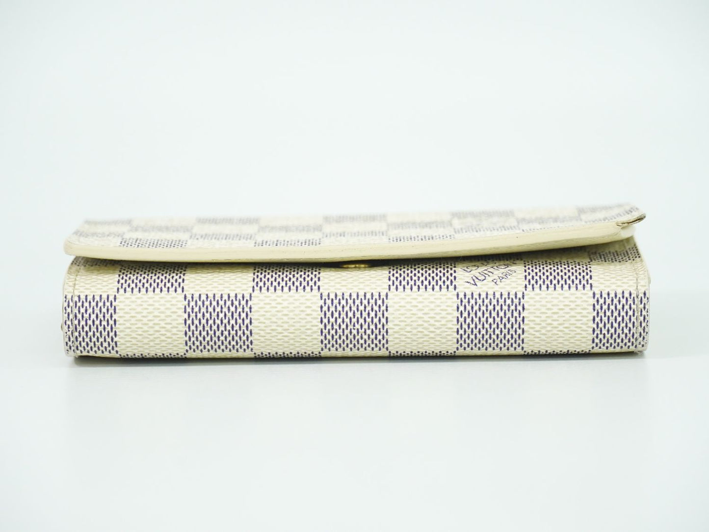 LOUIS VUITTON ポルトフォイユ トレゾール ダミエ アズール 折財布 N61744