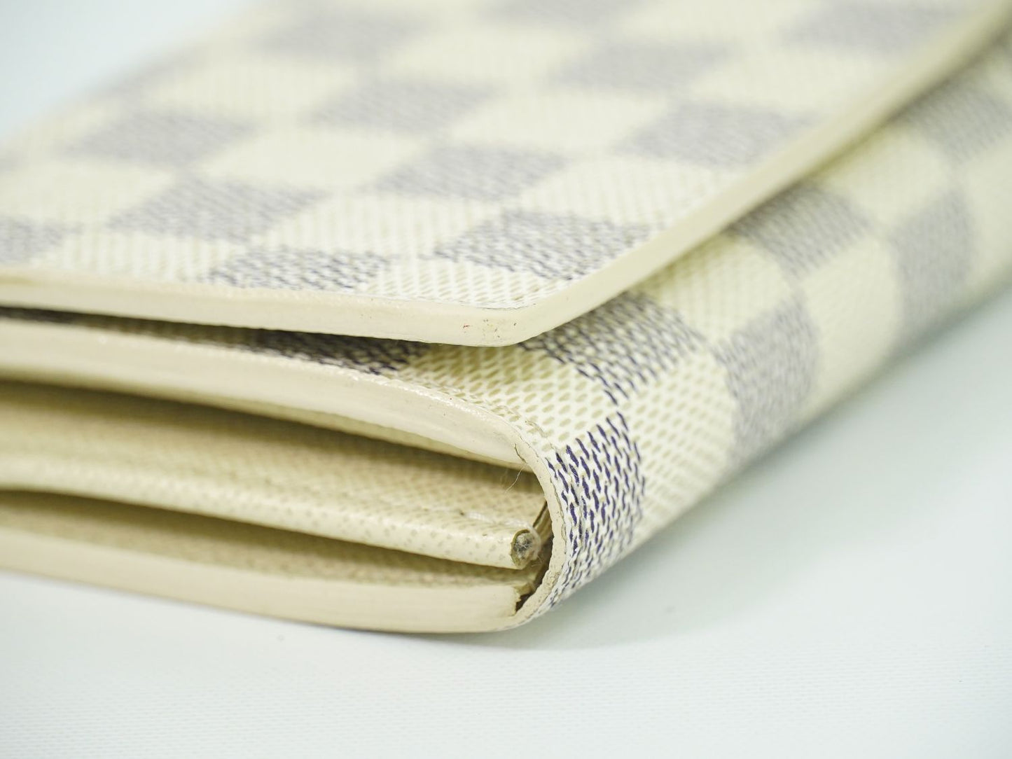 LOUIS VUITTON ポルトフォイユ トレゾール ダミエ アズール 折財布 N61744