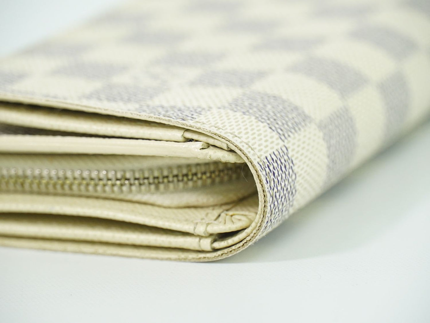 LOUIS VUITTON ポルトフォイユ トレゾール ダミエ アズール 折財布 N61744