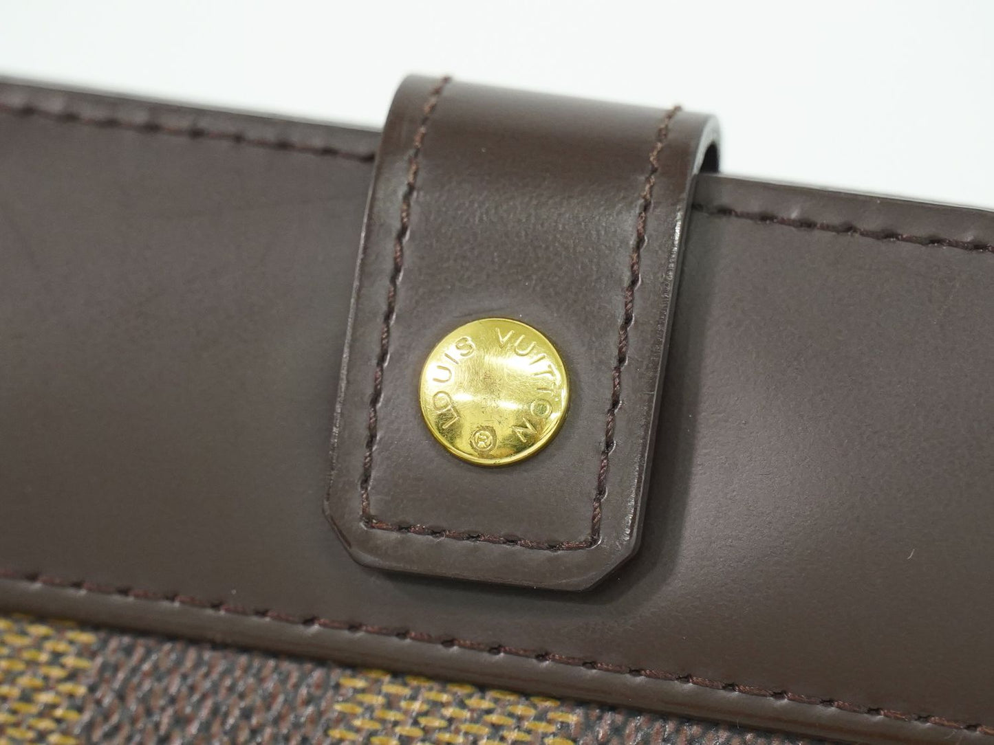 LOUIS VUITTON コンパクト ジップ ダミエ エベヌ 折財布 N61668