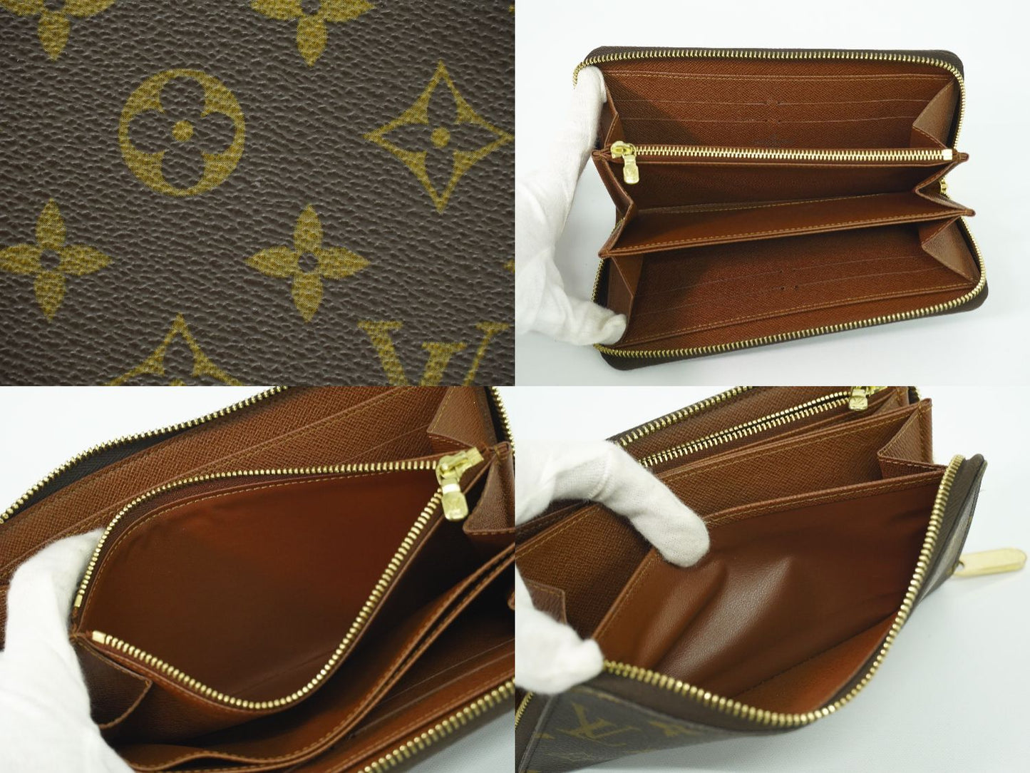 LOUIS VUITTON ジッピーウォレット モノグラム 長財布 M60017