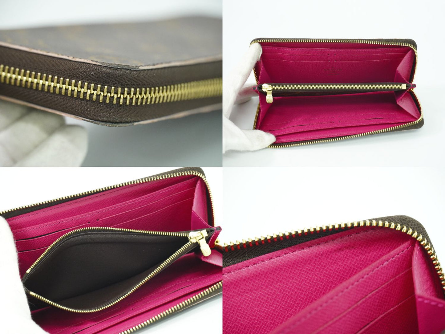 LOUIS VUITTON ポルトフォイユ クレマンス モノグラム 長財布 M42119