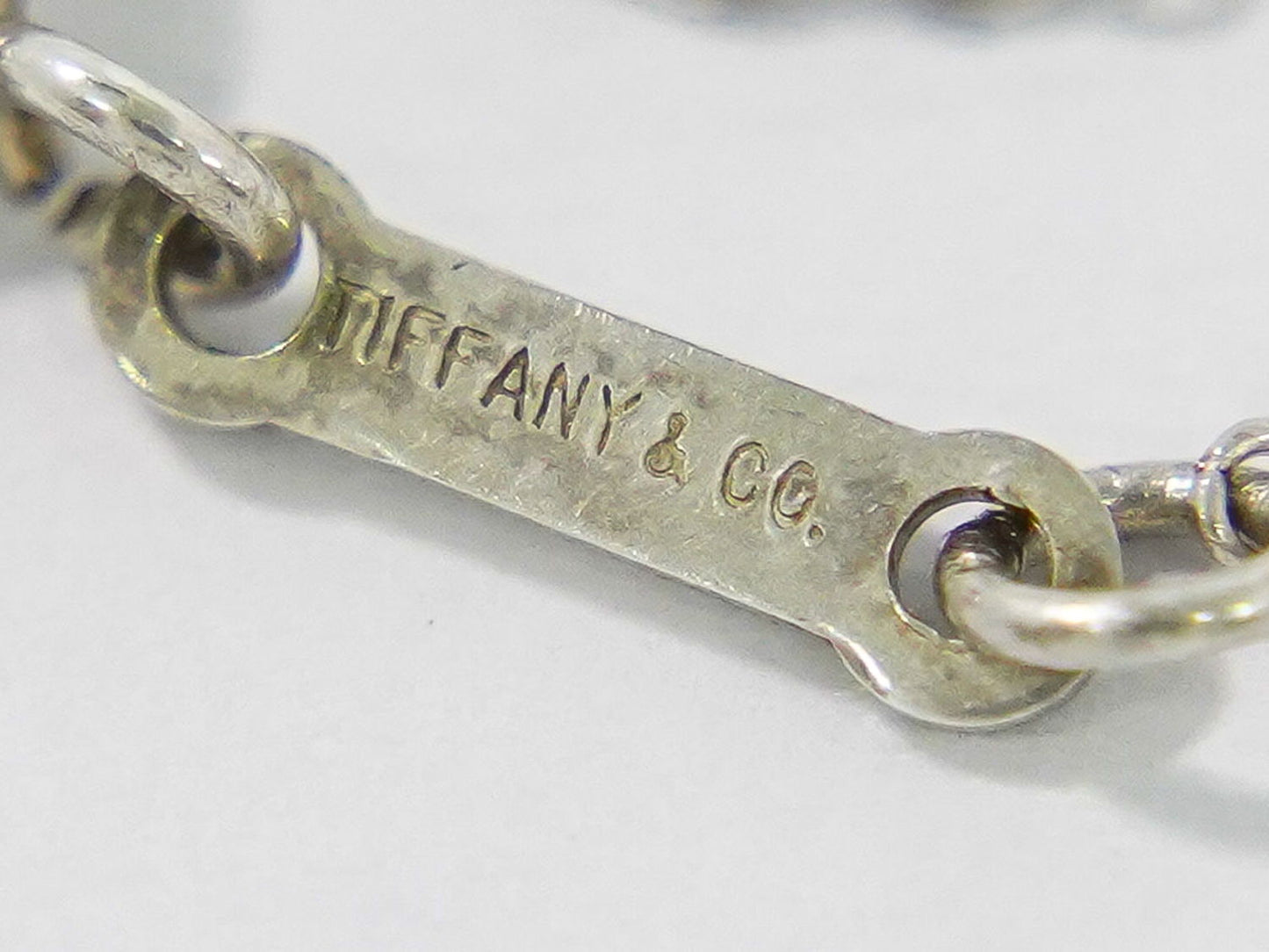TIFFANY & Co. オープンハート STERLING ネックレス シルバー