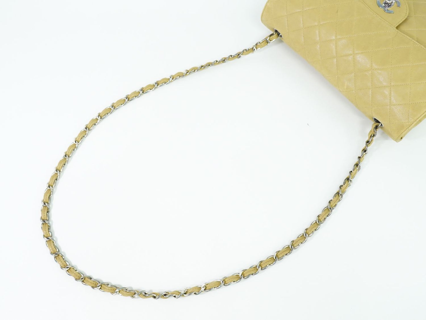 CHANEL ココマーク マトラッセ ショルダーバッグ ベージュ
