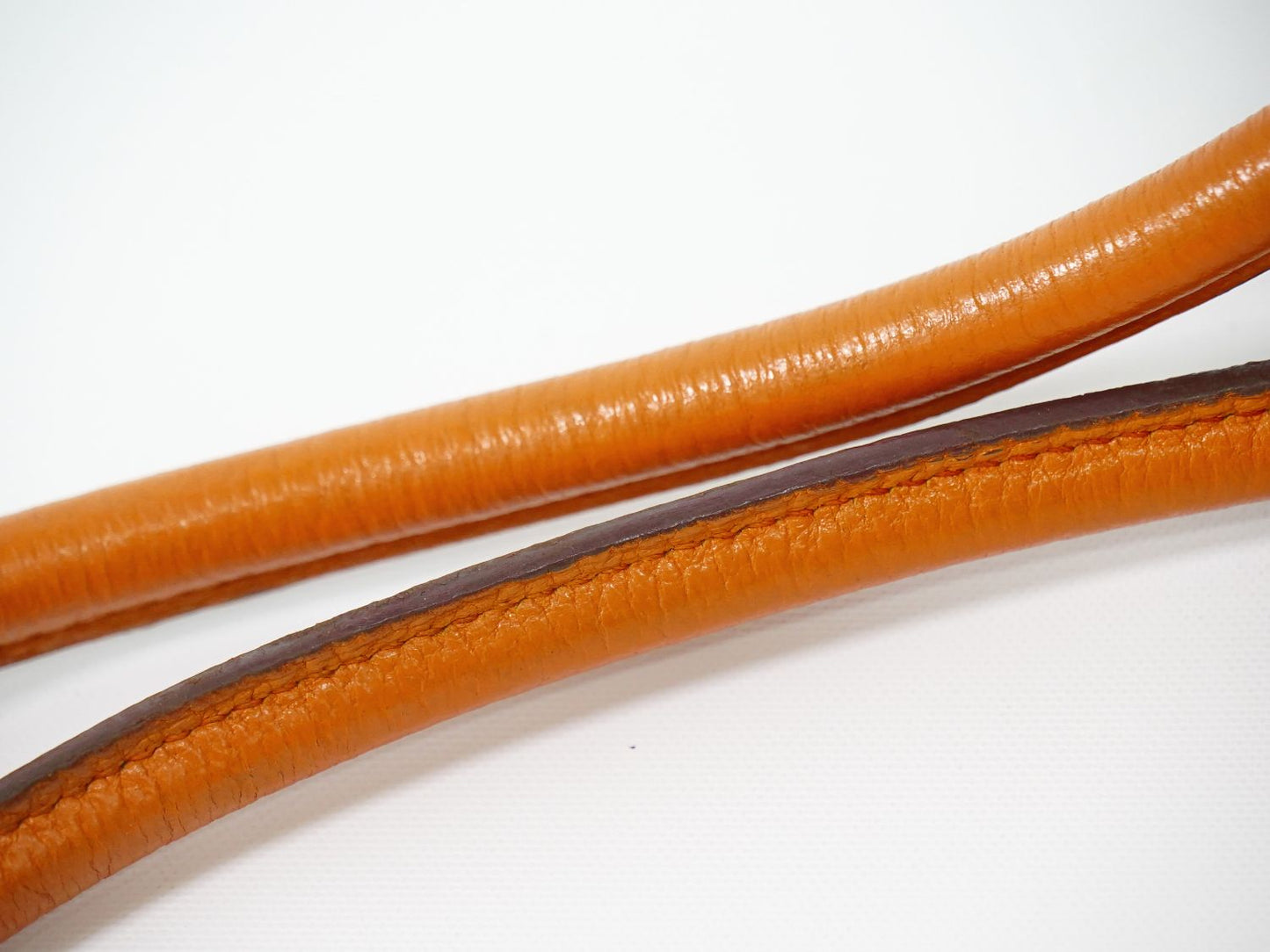 HERMES ガーデンパーティ PM トゴ レザー トートバッグ □N刻 オレンジ