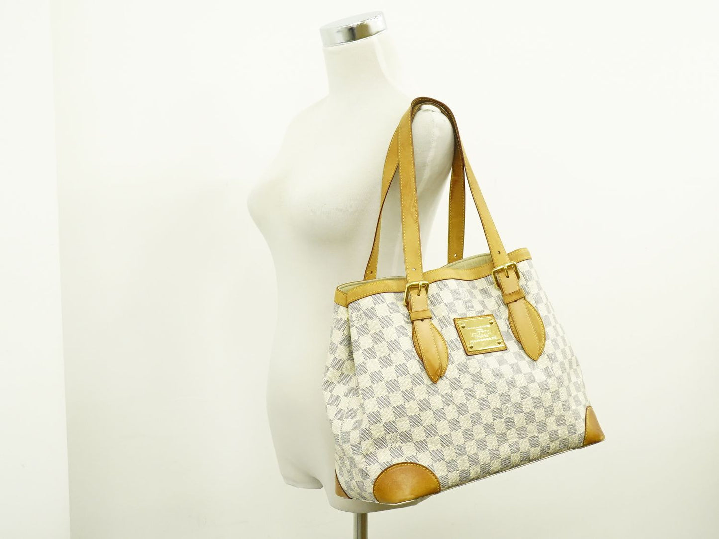 LOUIS VUITTON ハムステッド MM ダミエ アズール トートバッグ N51206