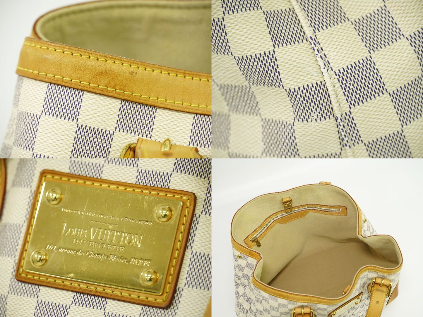 LOUIS VUITTON ハムステッド MM ダミエ アズール トートバッグ N51206