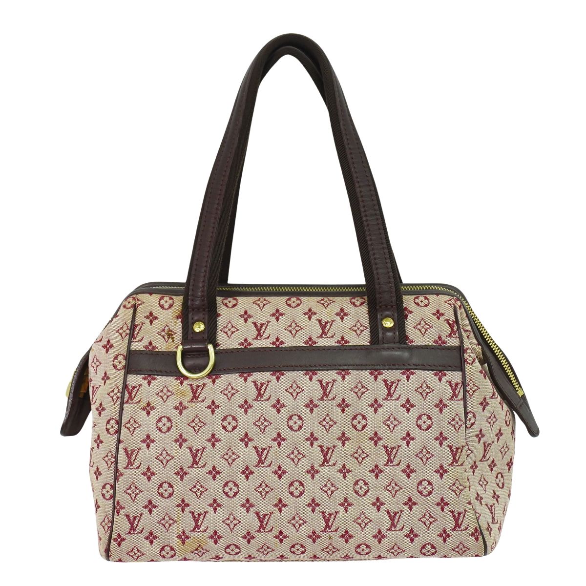 LOUIS VUITTON ジョセフィーヌ PM モノグラム ミニ ハンドバッグ スリーズ レッド M92314