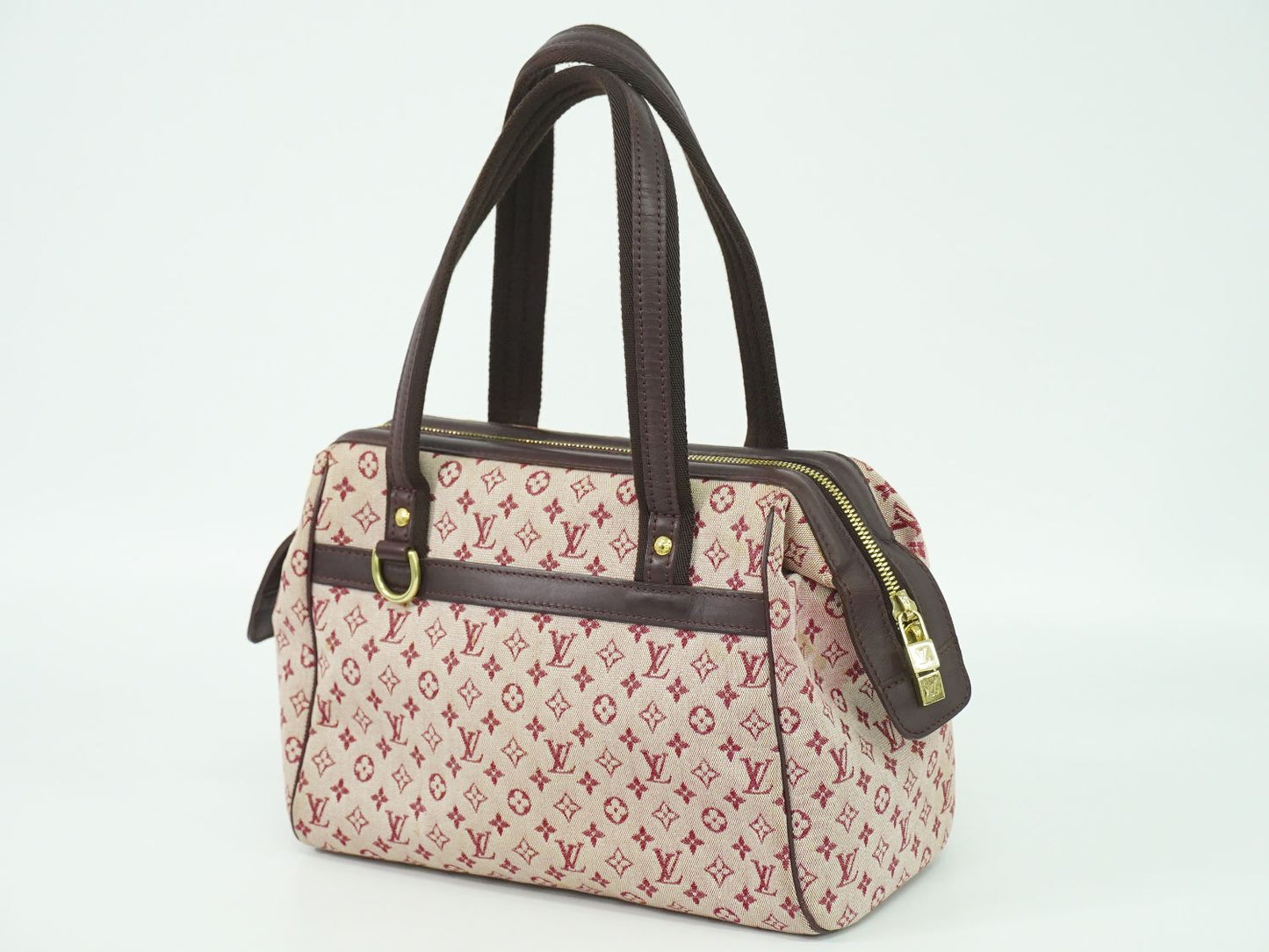LOUIS VUITTON ジョセフィーヌ PM モノグラム ミニ ハンドバッグ スリーズ レッド M92314