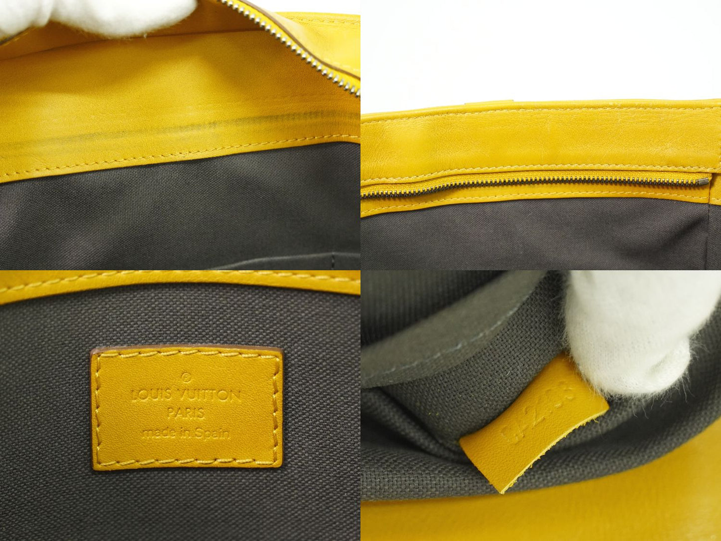 LOUIS VUITTON ネオ タダオ ダミエ アンフィニ 2WAY ビジネスバッグ ソラール イエロー N41228