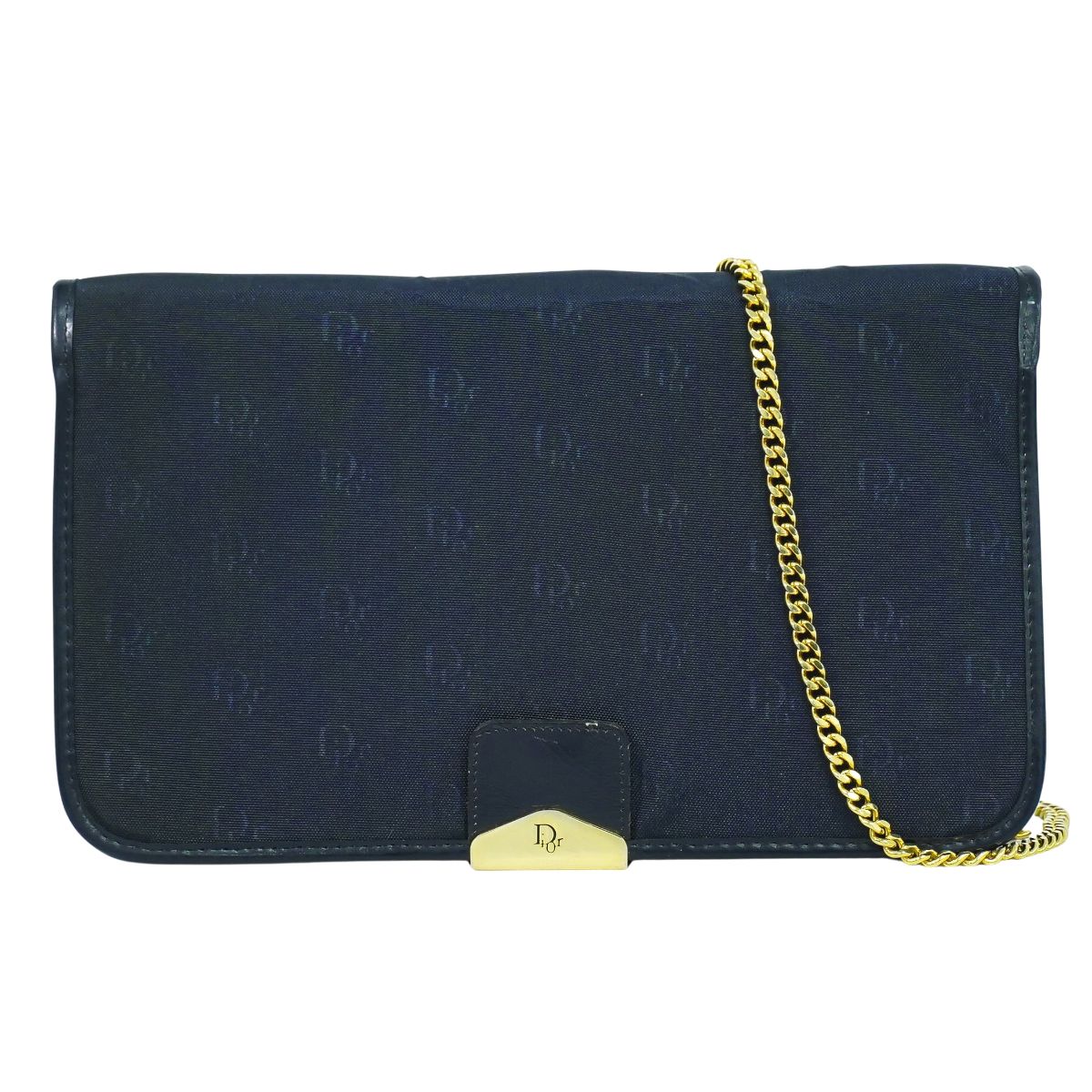 Christian Dior ショルダーバッグ ネイビー