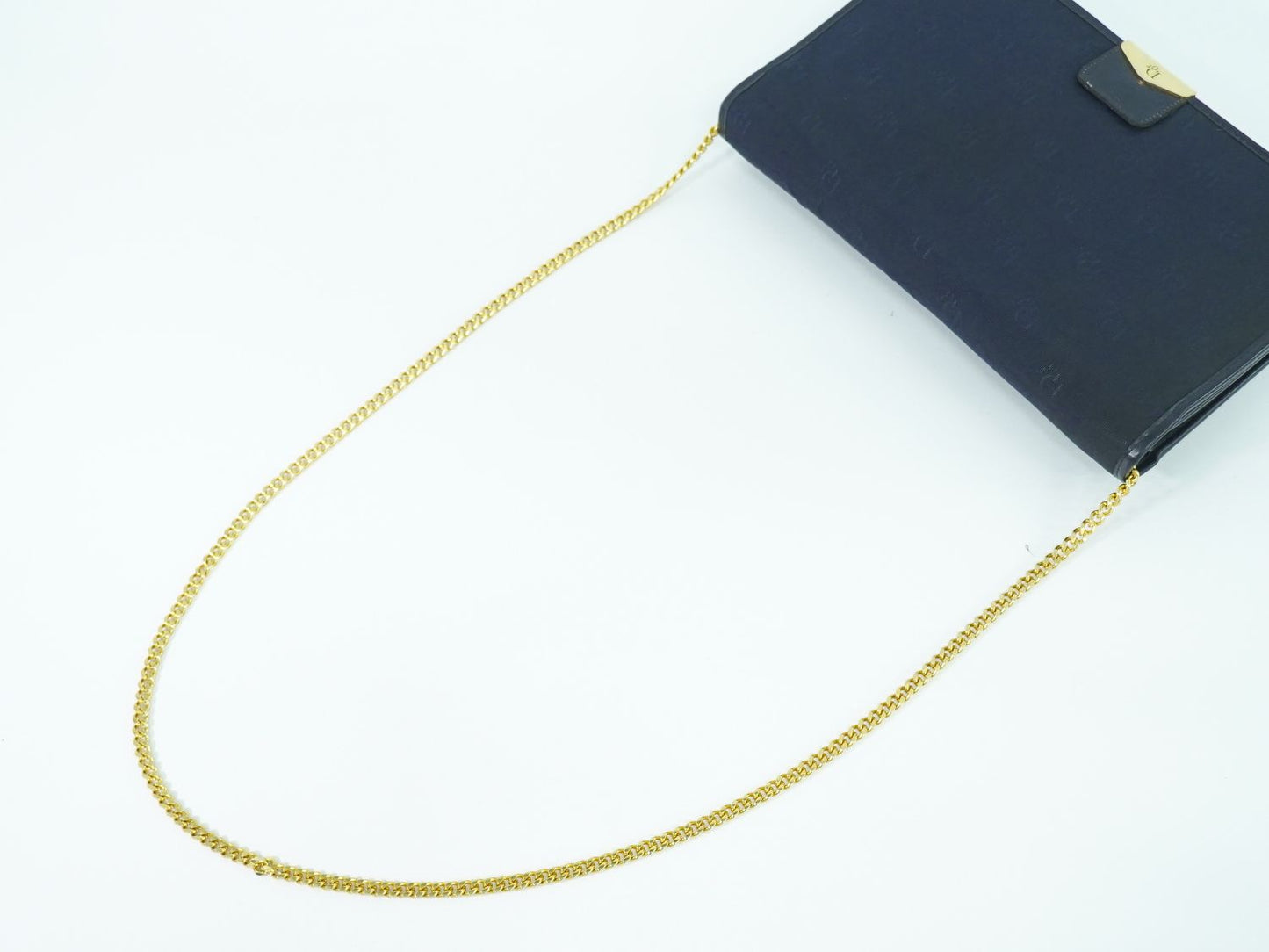 Christian Dior ショルダーバッグ ネイビー