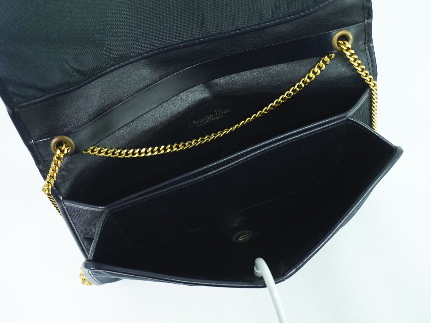 Christian Dior ショルダーバッグ ネイビー