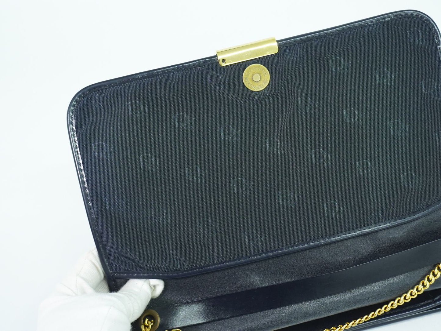 Christian Dior ショルダーバッグ ネイビー