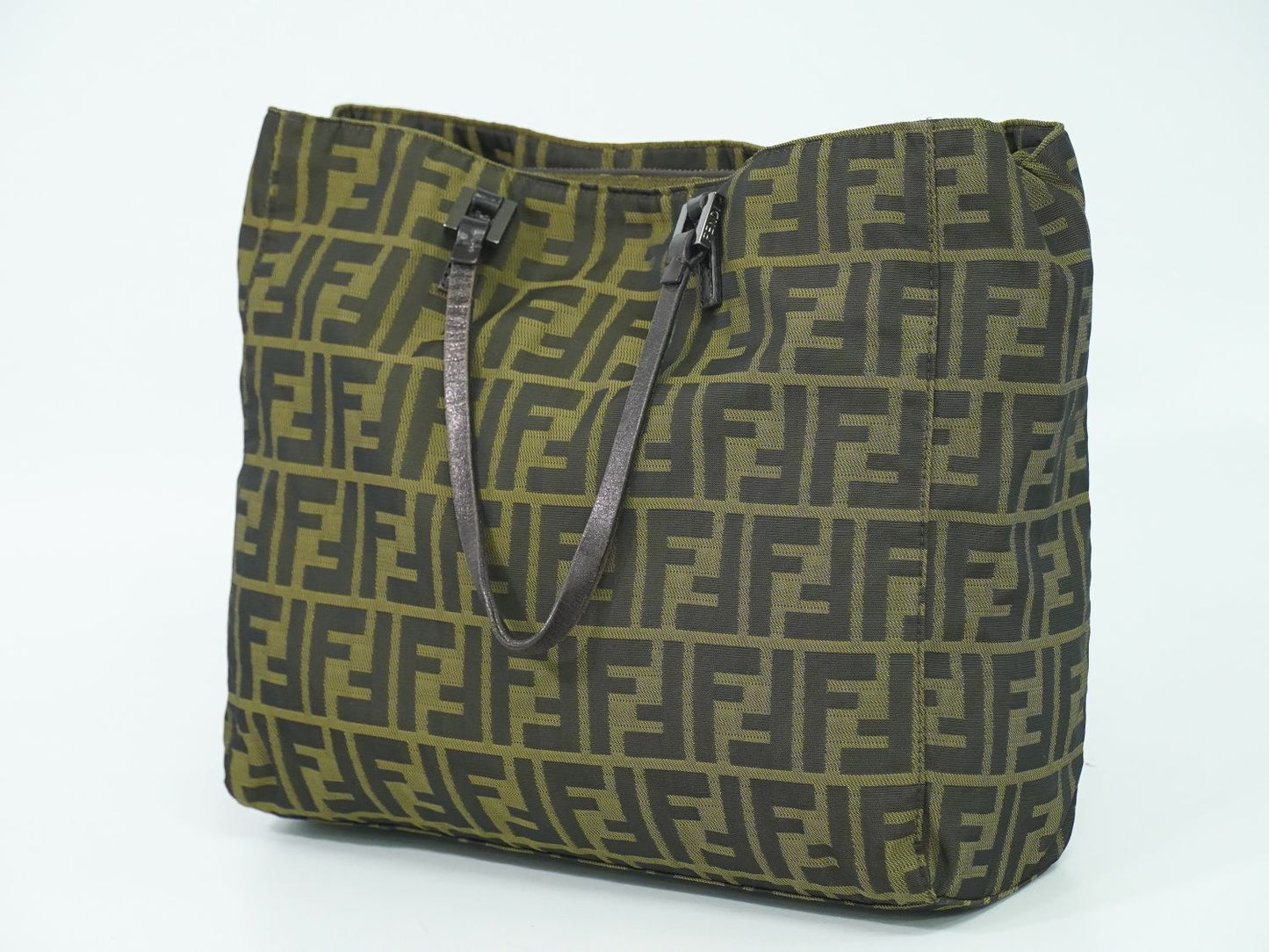 FENDI ズッカ トートバッグ ブラウン 8BH019