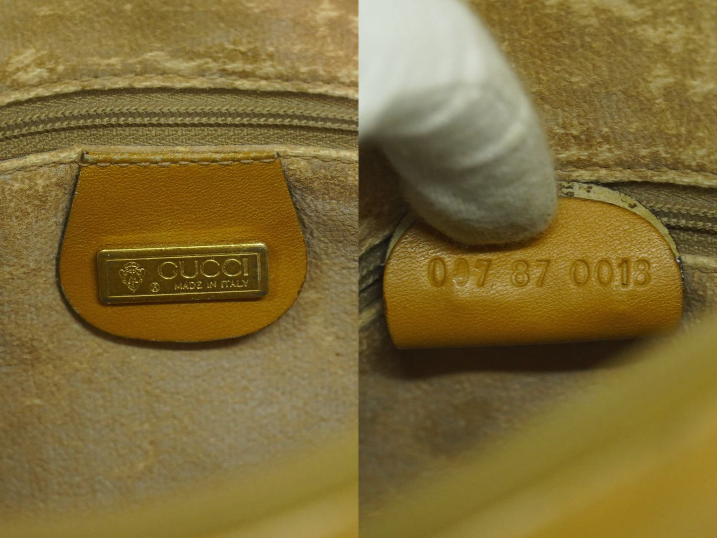 GUCCI オールドグッチ ショルダーバッグ ブラウン