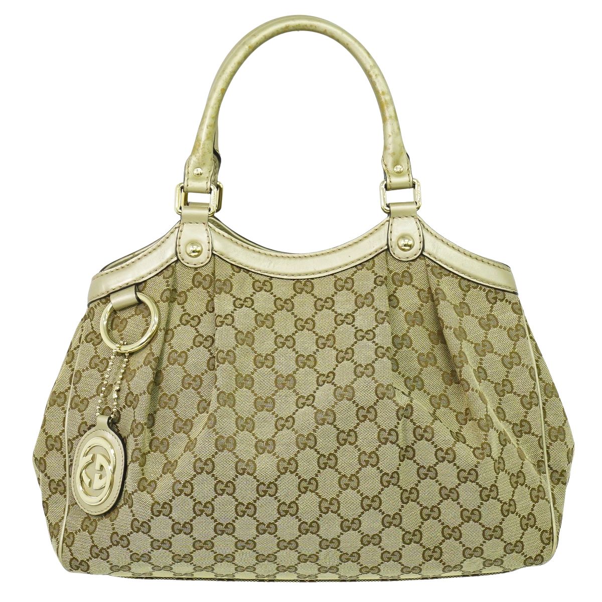 GUCCI スーキー トートバッグ ベージュ ブラウン 211944