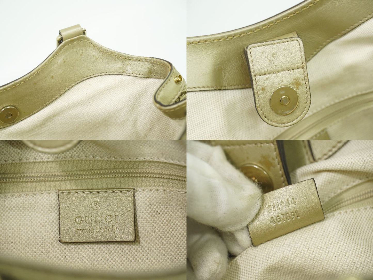 GUCCI スーキー トートバッグ ベージュ ブラウン 211944
