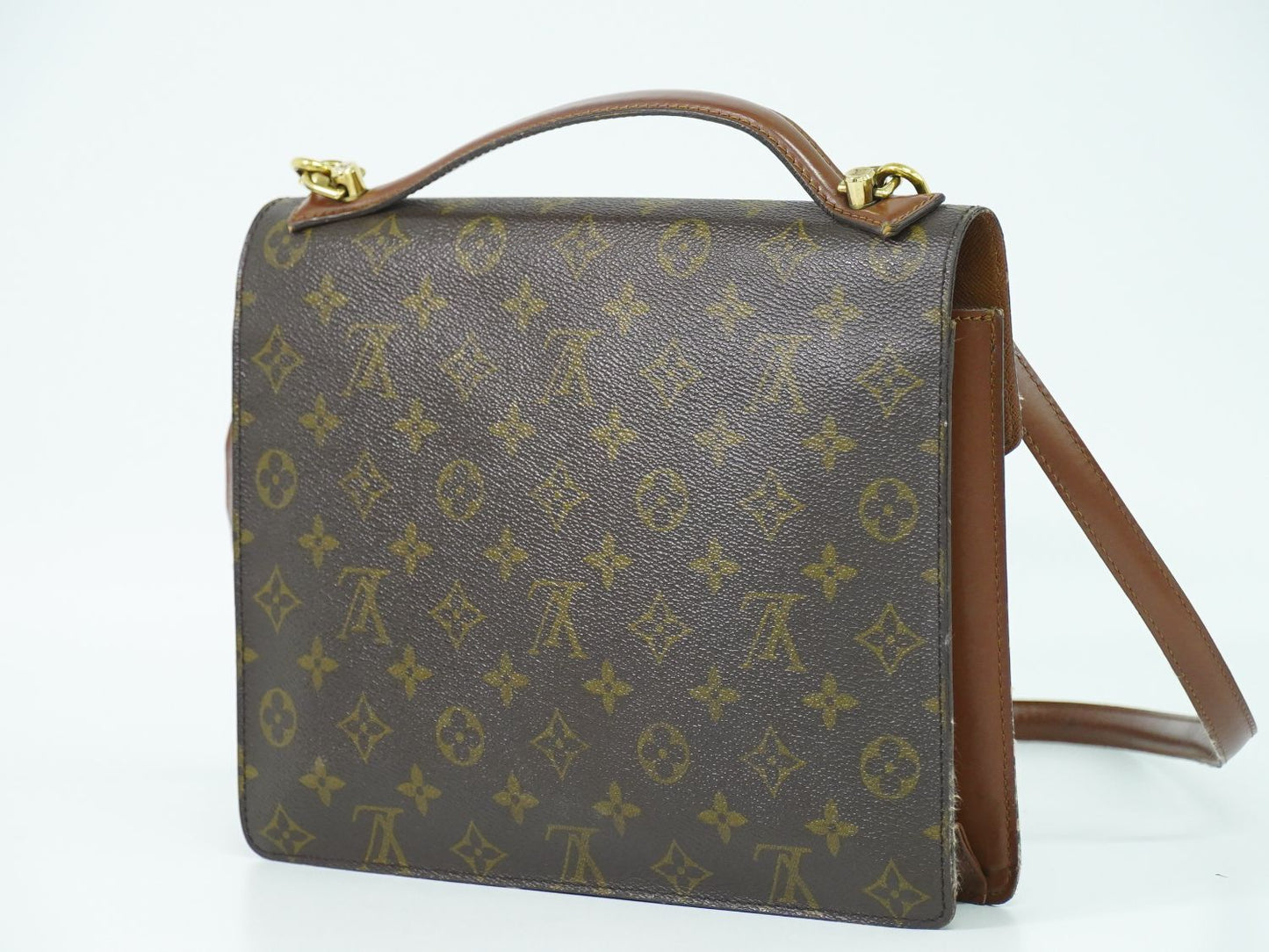 LOUIS VUITTON モンソー モノグラム 2WAY ショルダーバッグ M51185