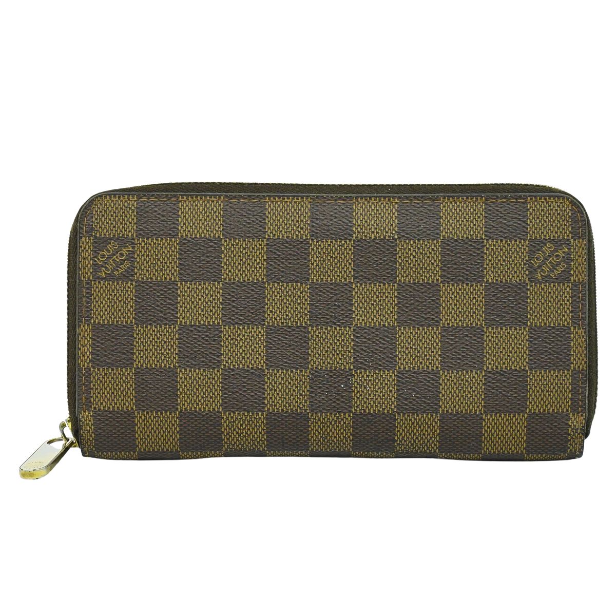 LOUIS VUITTON ジッピーウォレット ダミエ エベヌ 長財布 N60015