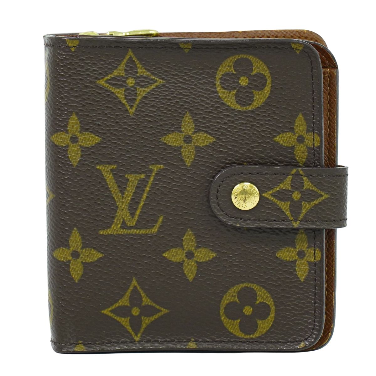 LOUIS VUITTON コンパクトジップ モノグラム 折財布 M61667