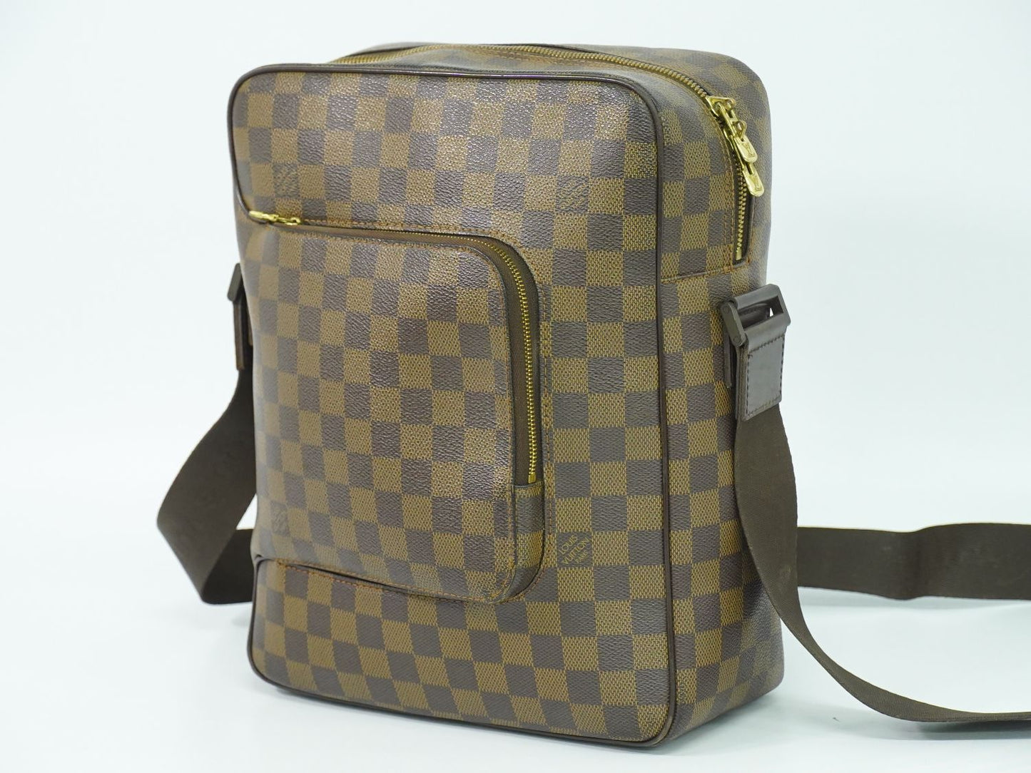 LOUIS VUITTON オラフ MM ダミエ エベヌ ショルダーバッグ N41441
