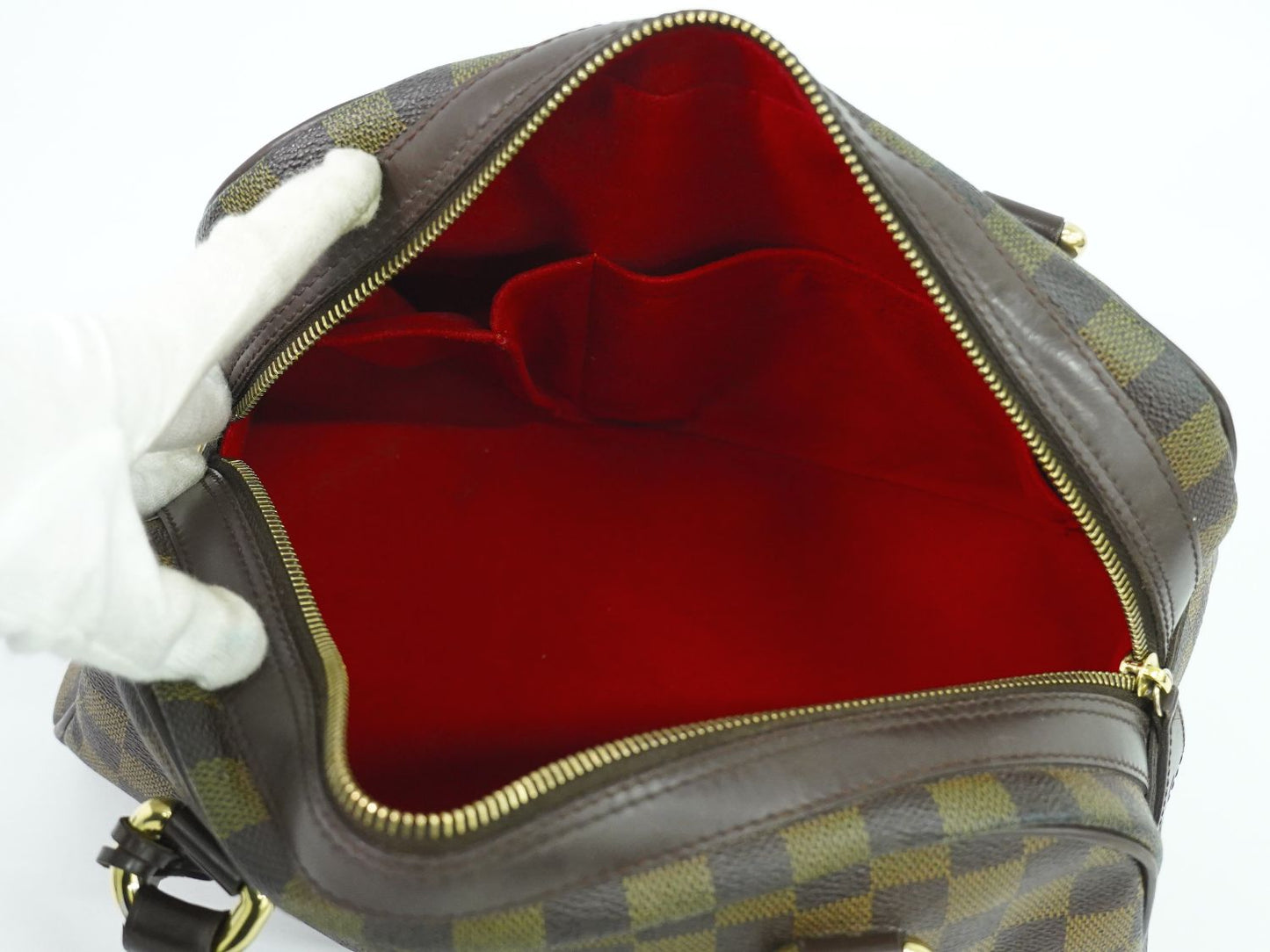 LOUIS VUITTON ドゥオモ ダミエ エベヌ ハンドバッグ N60008