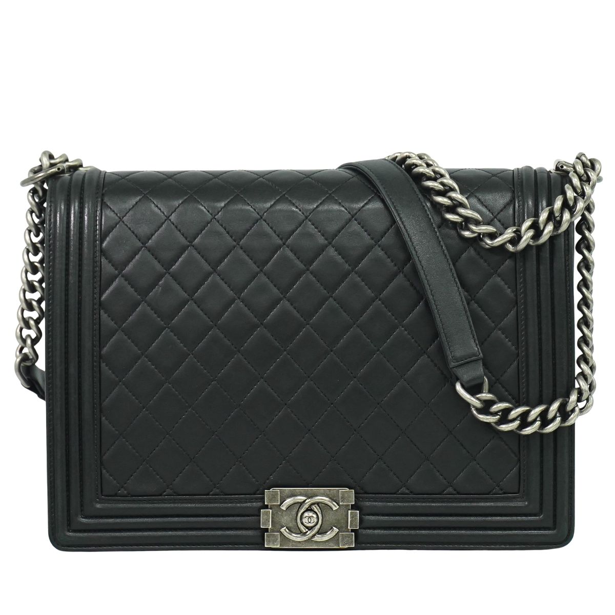 CHANEL ココマーク ボーイシャネル ショルダーバッグ ブラック