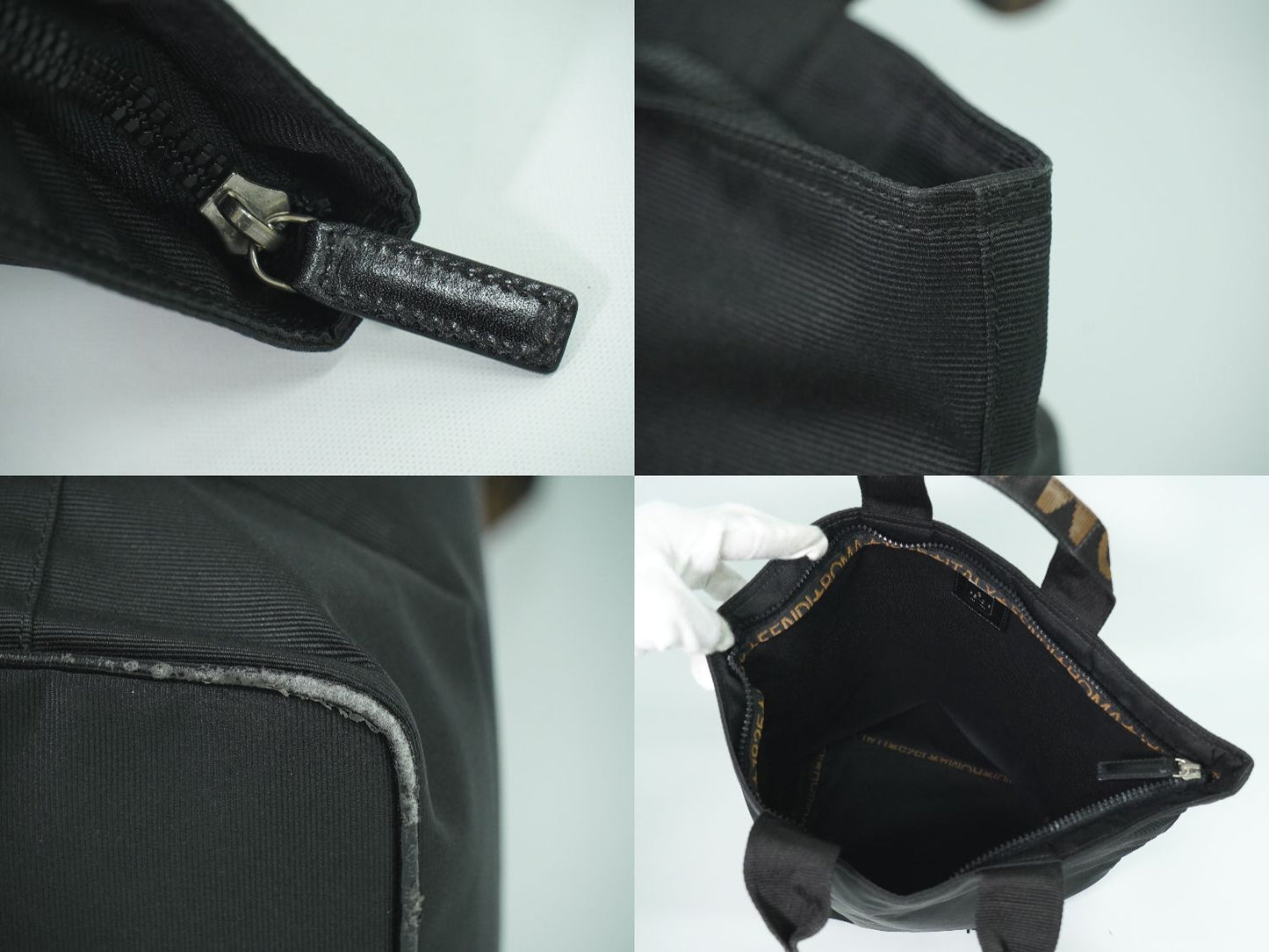 FENDI ロゴ トートバッグ ブラック 26488
