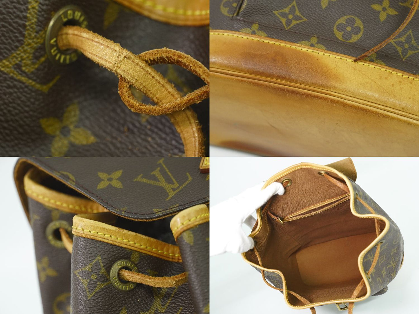 LOUIS VUITTON モンスリ MM リュックサック モノグラム M51136