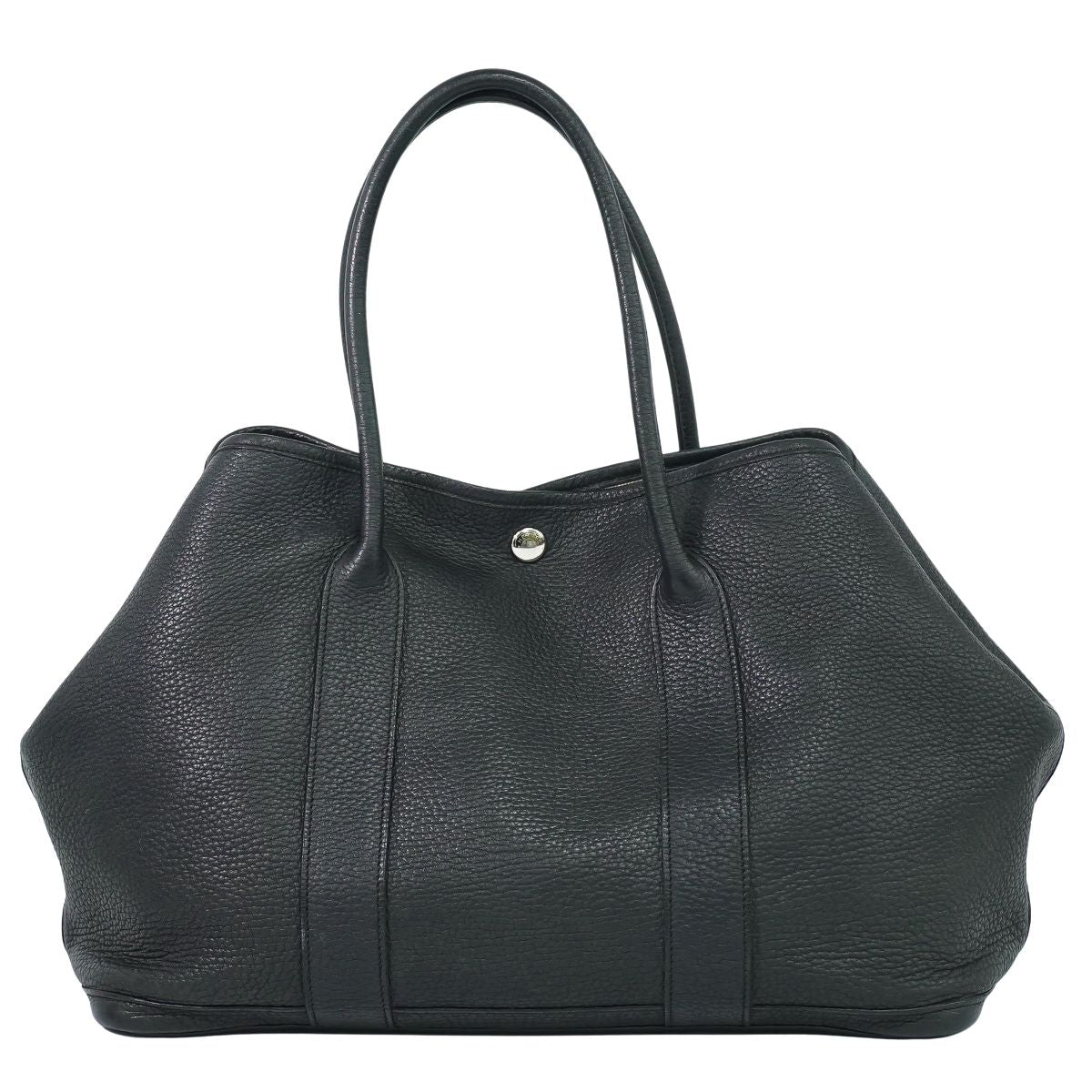HERMES ガーデンパーティ PM トートバッグ □M刻 ブラック