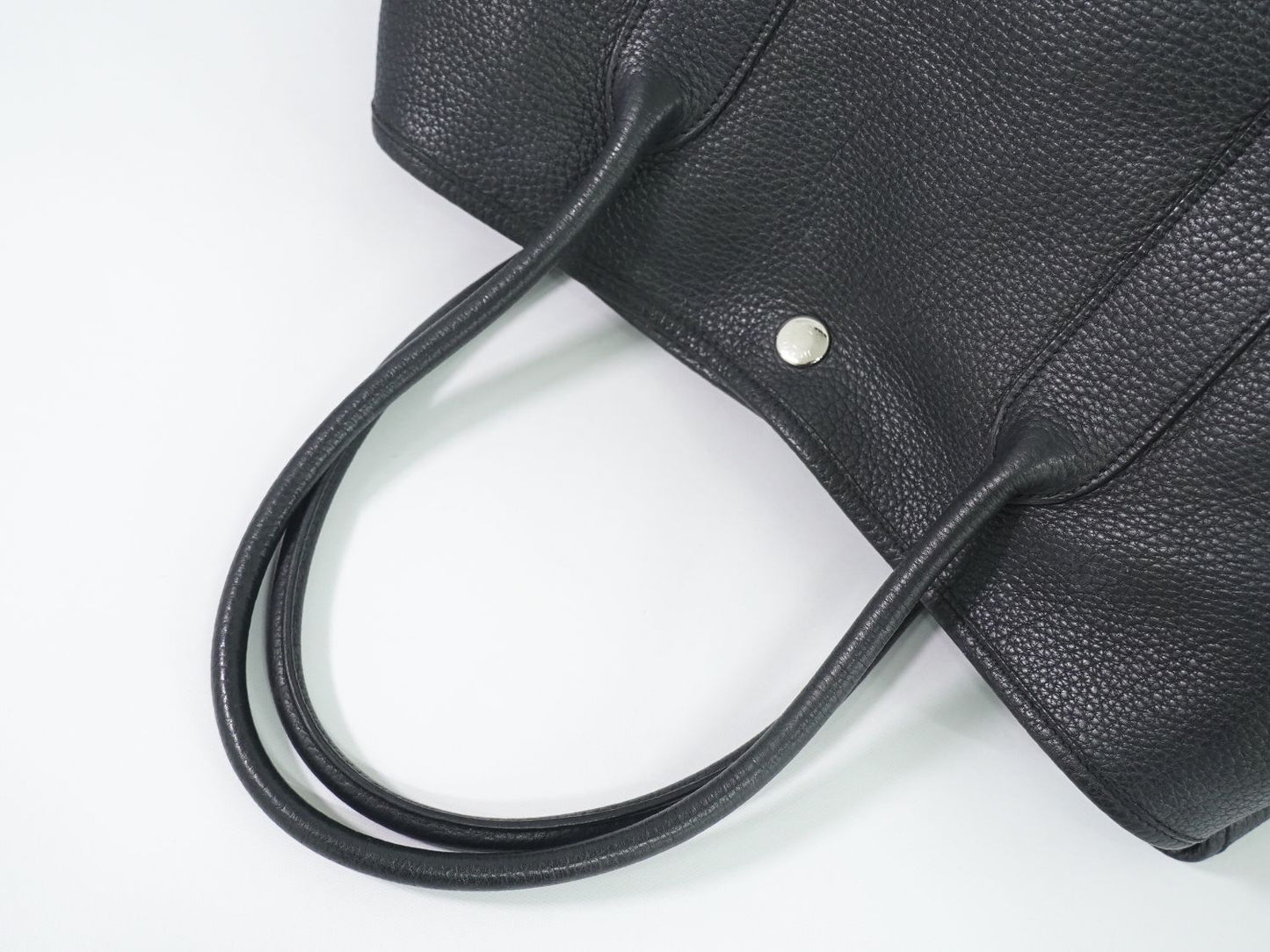 HERMES ガーデンパーティ PM トートバッグ □M刻 ブラック